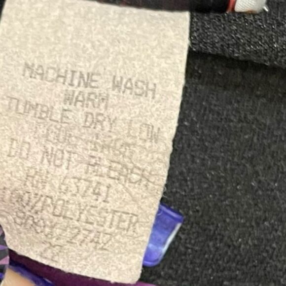 Just 4 INC Blazer Jacket Women's 22 Black Double Breasted Vintage Polka Dot Trim - Picture 7 of 7